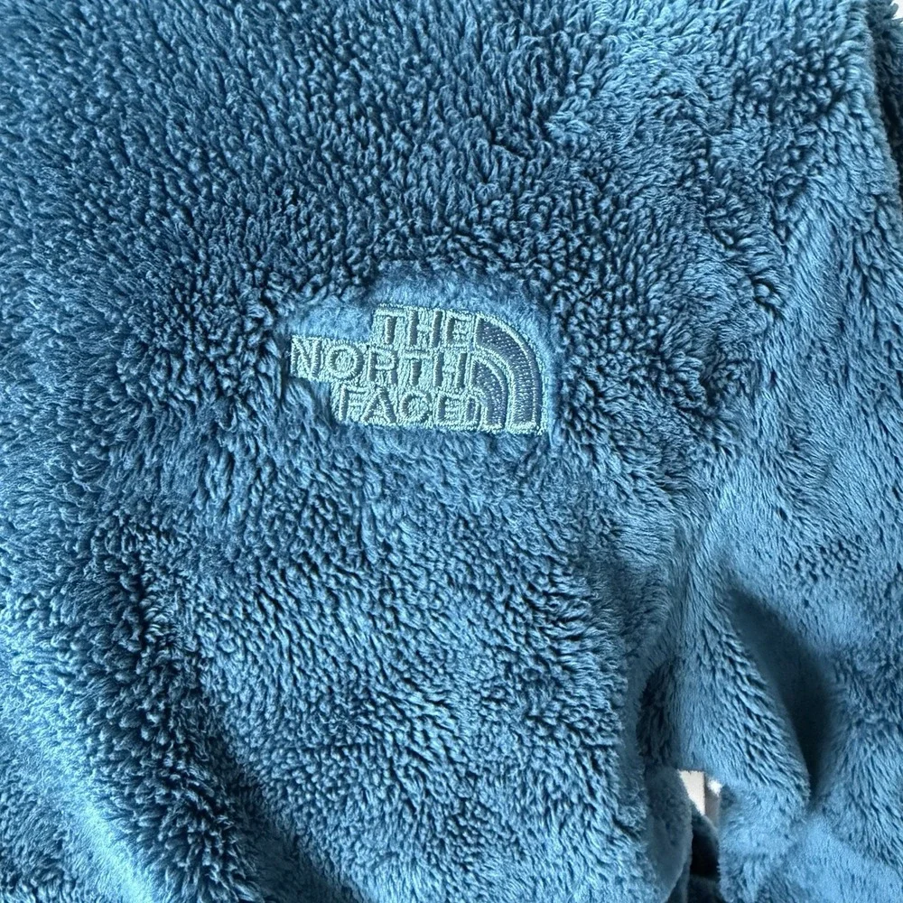 The North Face Womens Osito Jacket Blue Size Medium Full‎ Zip Soft Cozy Gorpcore - Picture 15 of 16